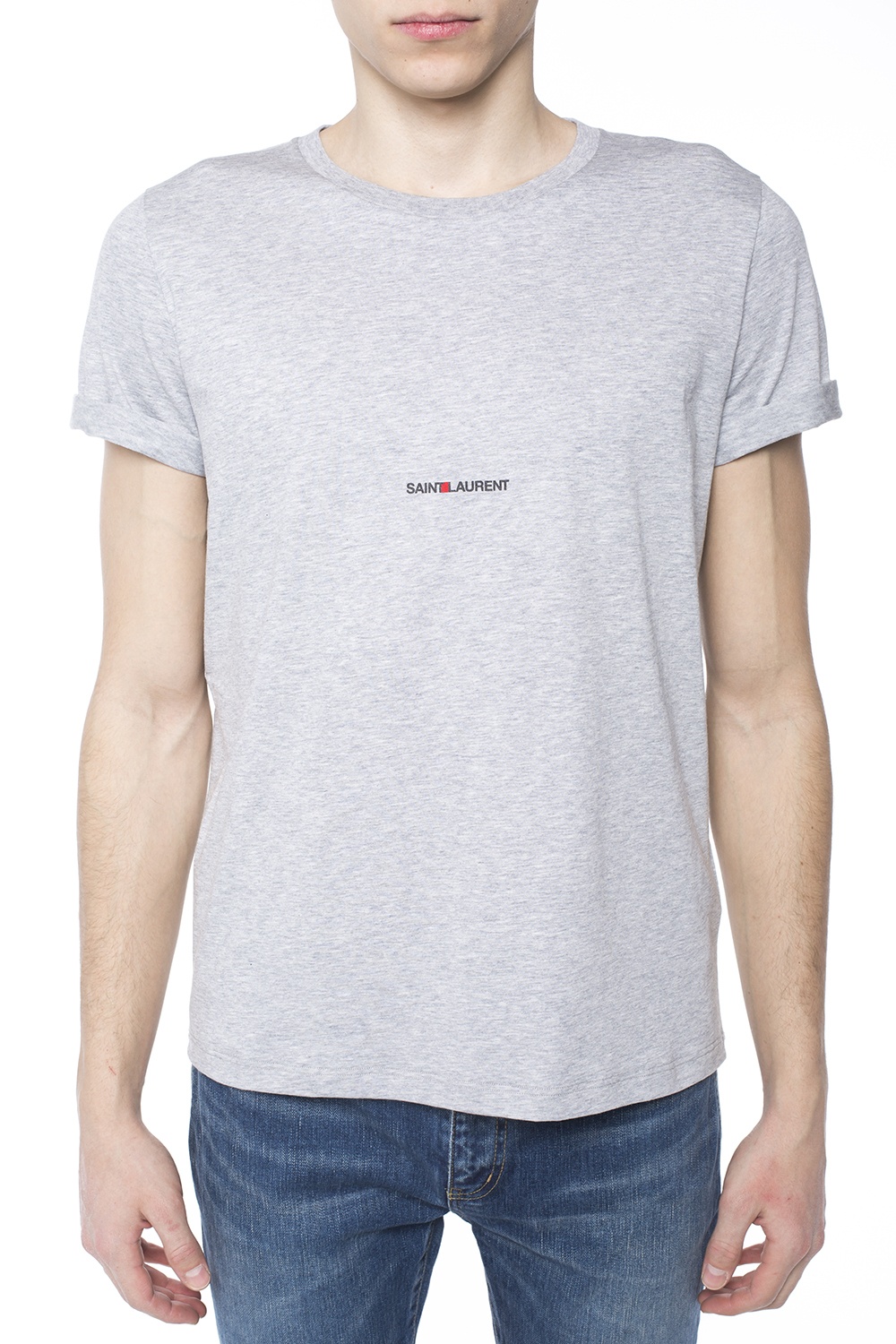Saint Laurent Przednie-printed T-shirt